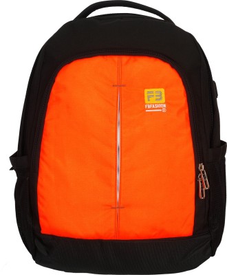 

FB Fashion SB-102 23 L Backpack(Orange, Black), Orange and black