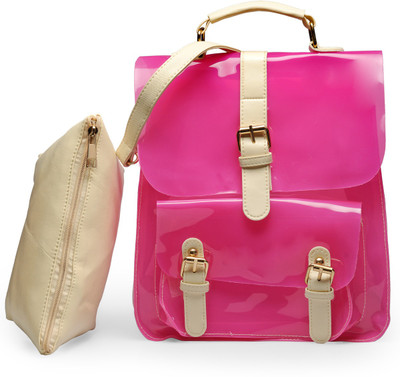 

Bags Craze Stylish & Sleek BC-ONLB-1216 10 L Backpack(Pink)