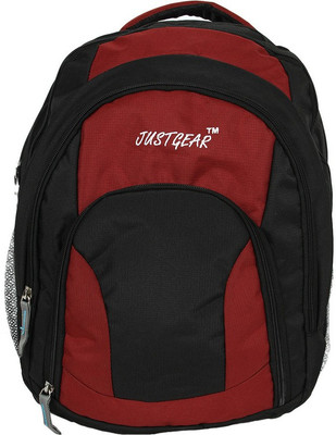 

JustGear 1352 Black and Dark Red 20 L Backpack(Multicolor)
