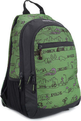 Wildcraft green backpack 2025