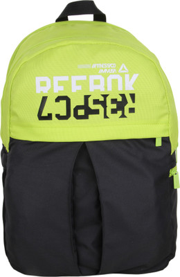 

REEBOK Combi Black 28.2 L Backpack(Black, Green)