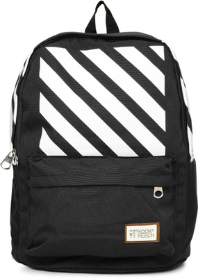 

Kook N Keech Premium 2.2 L Backpack(Black, White)