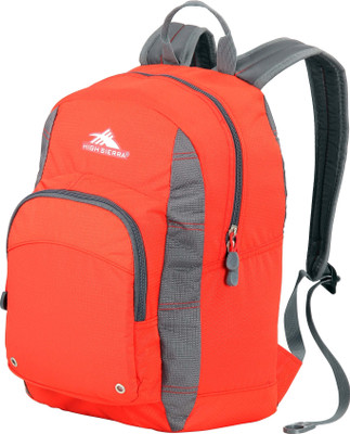 

High Sierra Impact Backpack(Grey, Red), Grey and orange