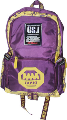 

Ethnics Premium Quality Medium Laptop Backpack(Purple, Yellow)