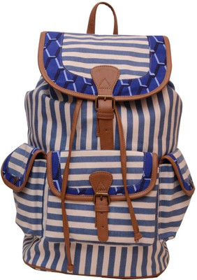 72% OFF on Moac BP023 Medium Backpack(Blue, White) 72% OFF on Moac BP023 Medium Backpack(Blue, White)