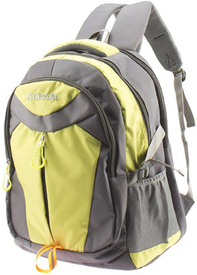

Gleam Trendy Multicolour School & College Bag ( Green & Grey ) 30 L Backpack(Green, Grey)