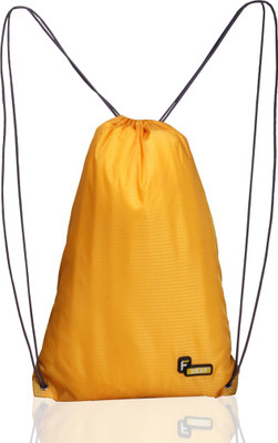 F Gear String Gym Bag 11.5 L Small Backpack(Yellow) available at flipkart for Rs.249