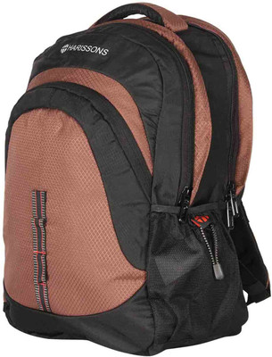 

Harissons Parade 34 L Free Size Backpack(Brown, Black), Brown and black
