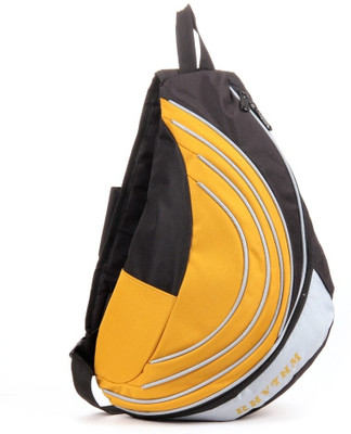 

Rhythm Single Strap Cross Body 6.5 L Small Backpack(Yellow, Black), Yellow- h 7
