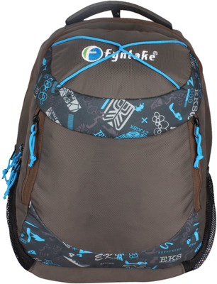 

Fyntake Fyntake backpack E-BAG 25 L Backpack(Brown), Brown with blue combination