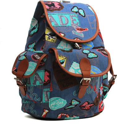 

Pochette Multicolor Women & Girl 10 L Backpack(Multicolor)