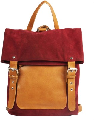 

Via Harp toledo 12 L Laptop Backpack(Multicolor), Maroon