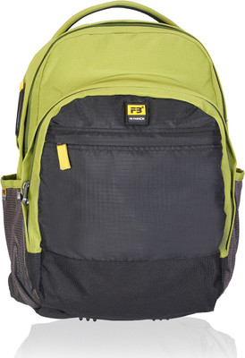 

FB Fashion SB-500 20 L Backpack(Black, Green), Black and green