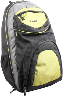 

Zwart 214111 25 L Free Size Laptop Backpack(Black, Green)