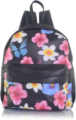 

Shaun Design Multi Floral 5 L Backpack(Black)