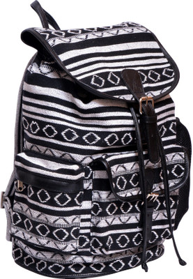 66% OFF on Moac BP008 Medium Backpack(Black, White) 66% OFF on Moac BP008 Medium Backpack(Black, White)