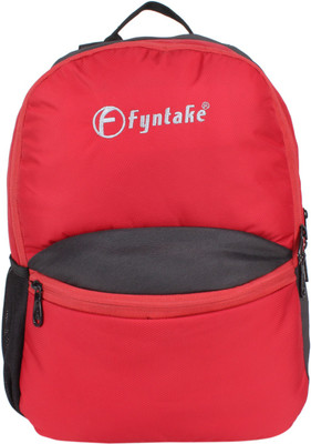 

Fyntake Fyntake ERAM1227 V-BAG 25 L Backpack(Black), Black & red