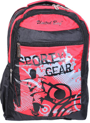 

U United fifa Gear 35 L Backpack(Pink, Black), Pink and black