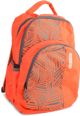 

American Tourister Zookie 04 Backpack(Orange), Orange/grey