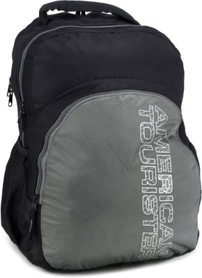 

American Tourister Code 01 Backpack(Grey, Black), Black and grey