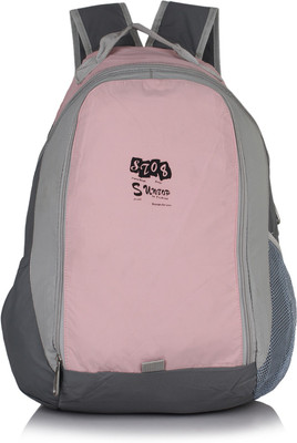 

Suntop A42 36 L Backpack(Multicolor), Grey and pink