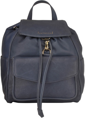 Justanned Leather Women's 5 L Backpack(Blue)