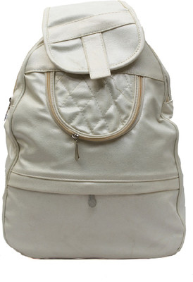 

Pochette Women White 10 L Backpack(White)