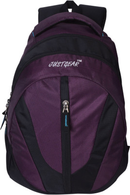 

JustGear JG_612_Black_Purple 25 L Backpack(Black, Purple), Black and purple