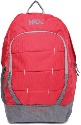 

HRX by Hrithik Roshan Premium 2.2 L Backpack(Red, Grey), Grey;red