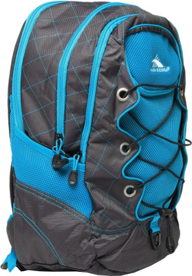 

High Sierra Tightrope Laptop Backpack(Grey, Blue), Grey and blue