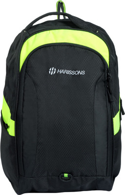 

Harissons Neon 33 L Free Size Laptop Backpack(Black, Green)