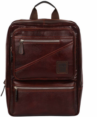 

Tortoise Leather 24 L Backpack(Brown), Dark brown