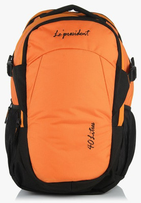

President HUSKY-ORANGE 40 L Medium Backpack(Orange)