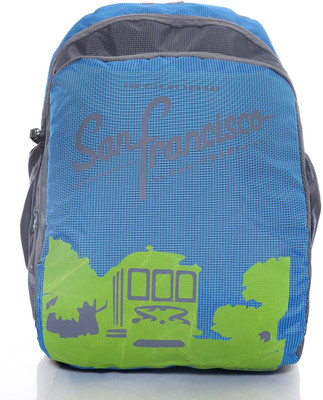 

Via Harp san francisco usa 12 L Laptop Backpack(Blue)