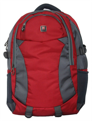 

X Factor Geek 32 L Laptop Backpack(Red, Grey)