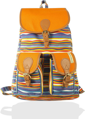 

NAVANSU canbkp-10 10 L Backpack(Multicolor, Orange)