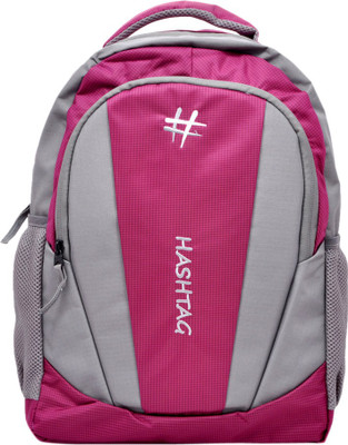 

Hashtag Defy 3.8 L Backpack(Purple, Grey), Grey;purple