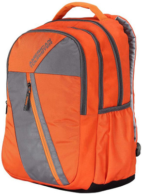 

American Tourister AMT 2016 - Ebony Backpack(Grey, Orange)