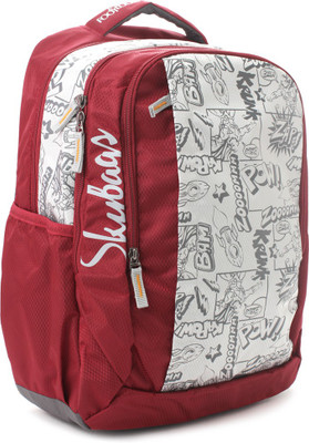 

Skybags Backpack(Grey, Red)