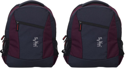 

SVVM SMBLUPUR01BP 25 L Backpack(Blue), Blue with purple