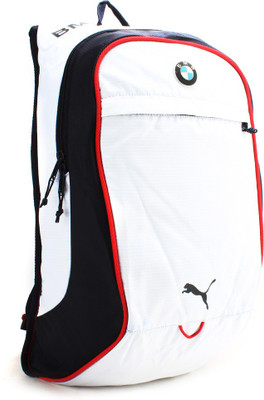 

Puma BMW Motorsport Backpack(White, Blue), White;bmw team blue