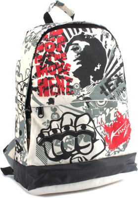 

Kanvas Katha 20 L Backpack(Grey, Beige, Multicolor), Ecru
