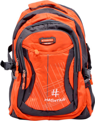 

Hashtag Snazee 3.8 L Backpack(Orange, Black), Black;orange
