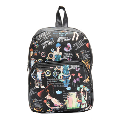 

FabSeasons Digital Print 6 L Backpack(Multicolor), Black