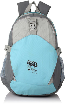 

Suntop A11 19 L Backpack(Blue, Grey), Sky blue & grey