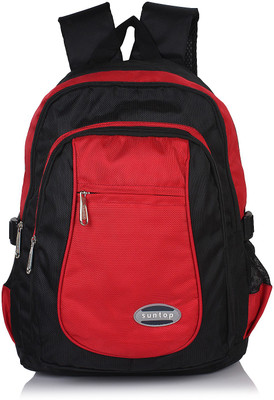 

Suntop A58 19 L Backpack(Multicolor), Black & red
