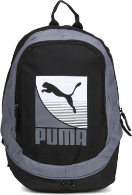 

Puma Echo Small Backpack(Black, Grey), Black-grisaille