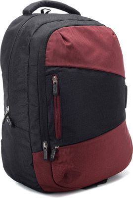 

Samsonite Albi 27 L Laptop Backpack(Black, Maroon), Black and wine