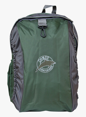 

Donex Mosca 22 L Medium Backpack(Green, Grey), Grey;olive