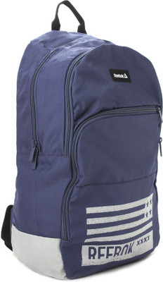 

Reebok Backpack(Grey, Blue), Blue ink